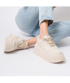 Zapatillas Urbanas Beige Poly