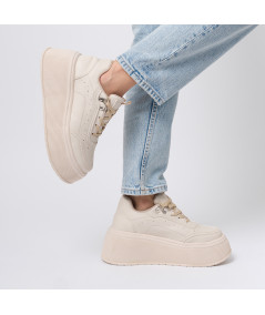 Zapatillas Urbanas Beige Poly