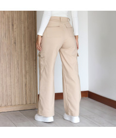 PANTALÓN CARGO BEIGE VICTORIA