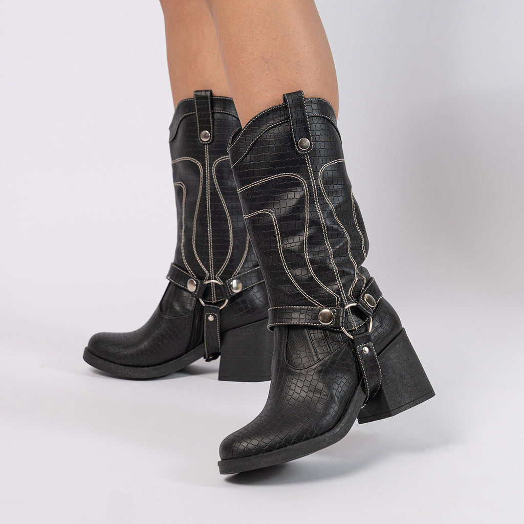 BOTINES NEGRO TASHA ARANNI