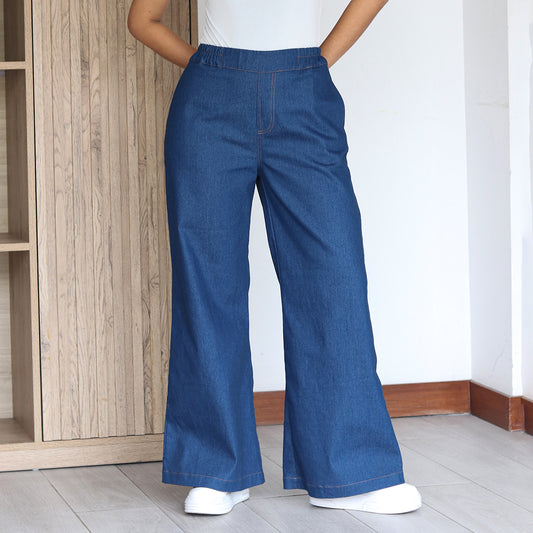 PANTALÓN DENIM AZUL KATHY