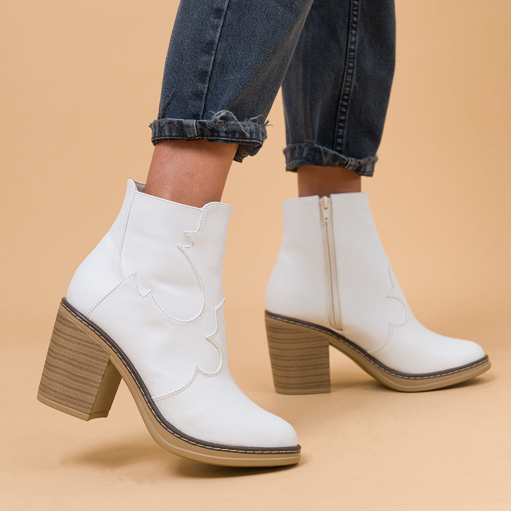 BOTINES BLANCO KIRA ARANNI