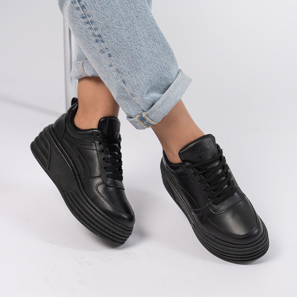 ZAPATILLA NEGRO ROMA ARANNI