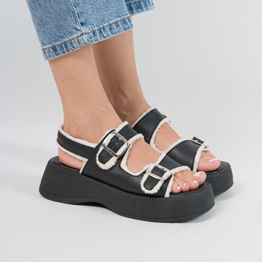 SANDALIA NEGRO KENDAL ARANNI