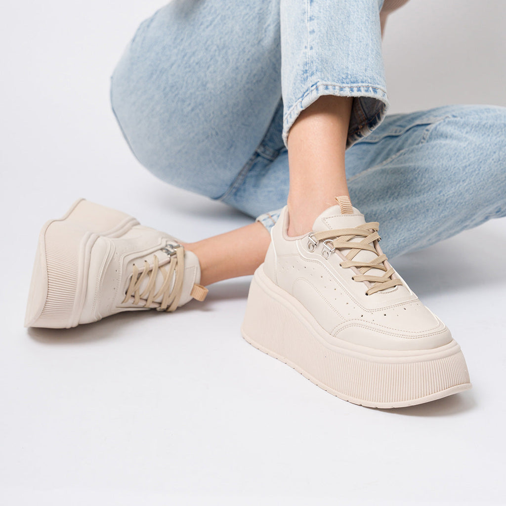 ZAPATILLA BEIGE POLY ARANNI