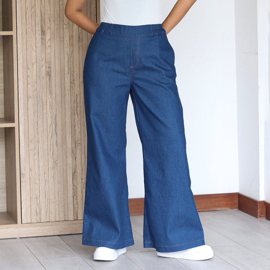 PANTALÓN DENIM AZUL KATHY ARANNI