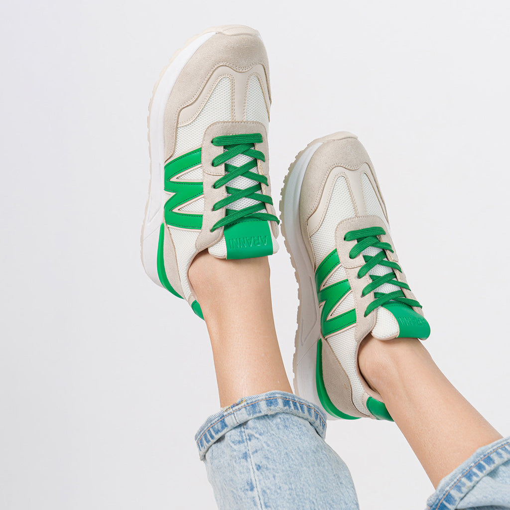 ZAPATILLA VERDE EMMA ARANNI