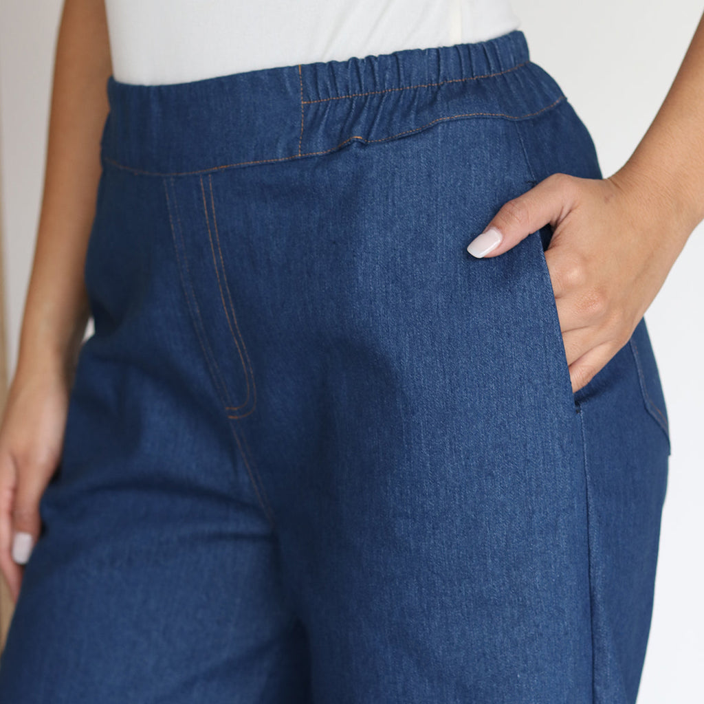 PANTALÓN DENIM AZUL KATHY ARANNI