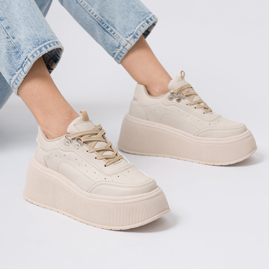 ZAPATILLA BEIGE POLY ARANNI