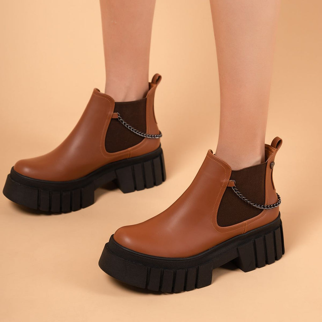 BOTINES CAMEL CHELSEA ARANNI