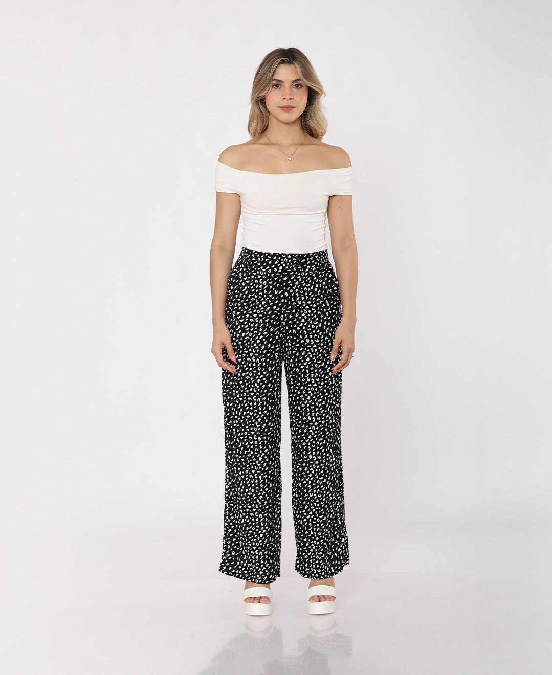 PANTALÓN PRINT NEGRO MILET