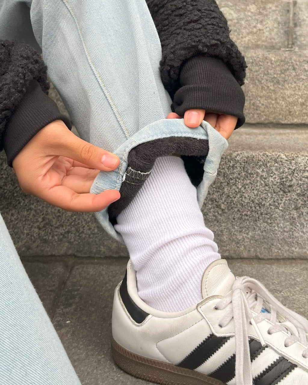 Jogger Denim Afelpado