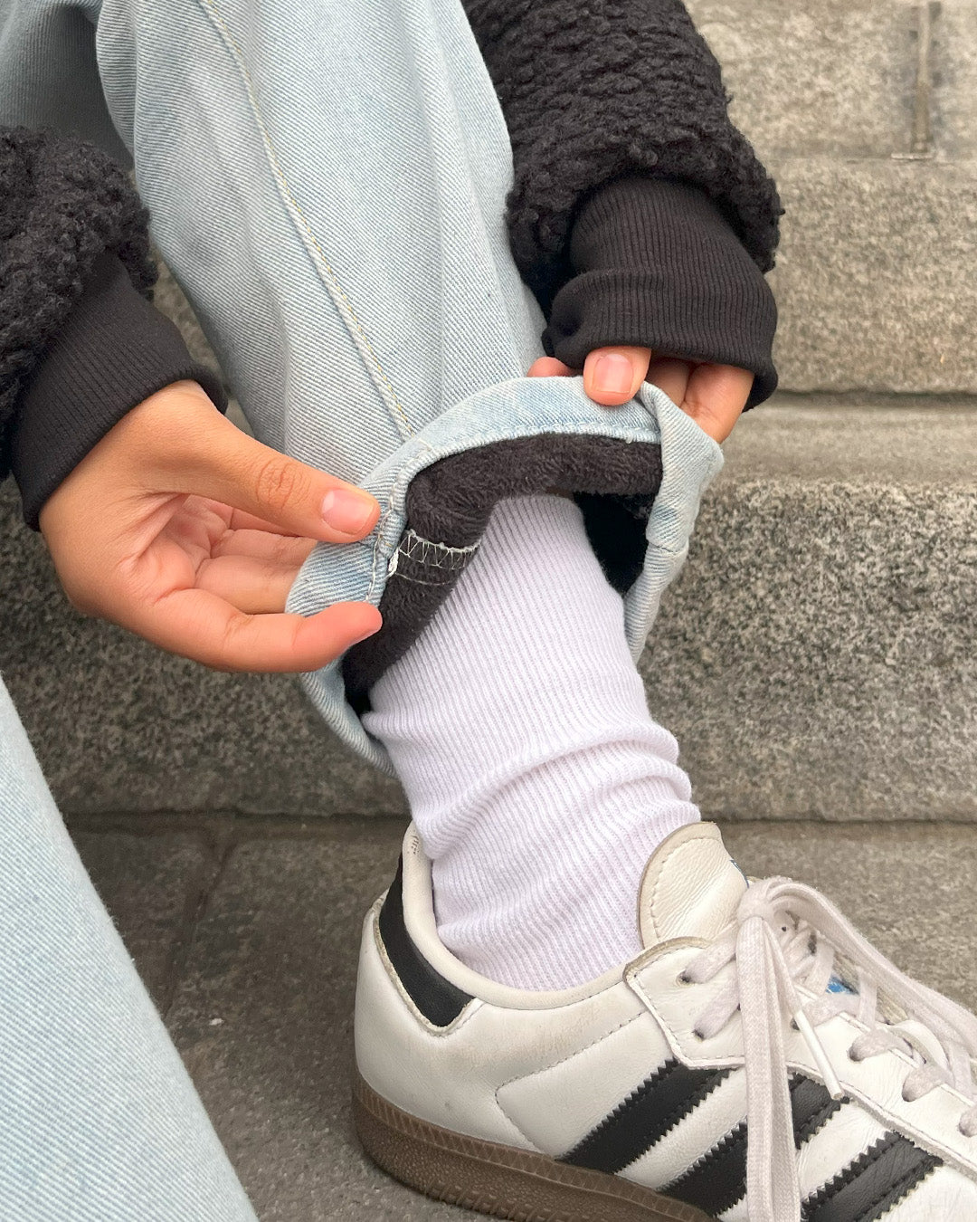 Jogger Denim Afelpado