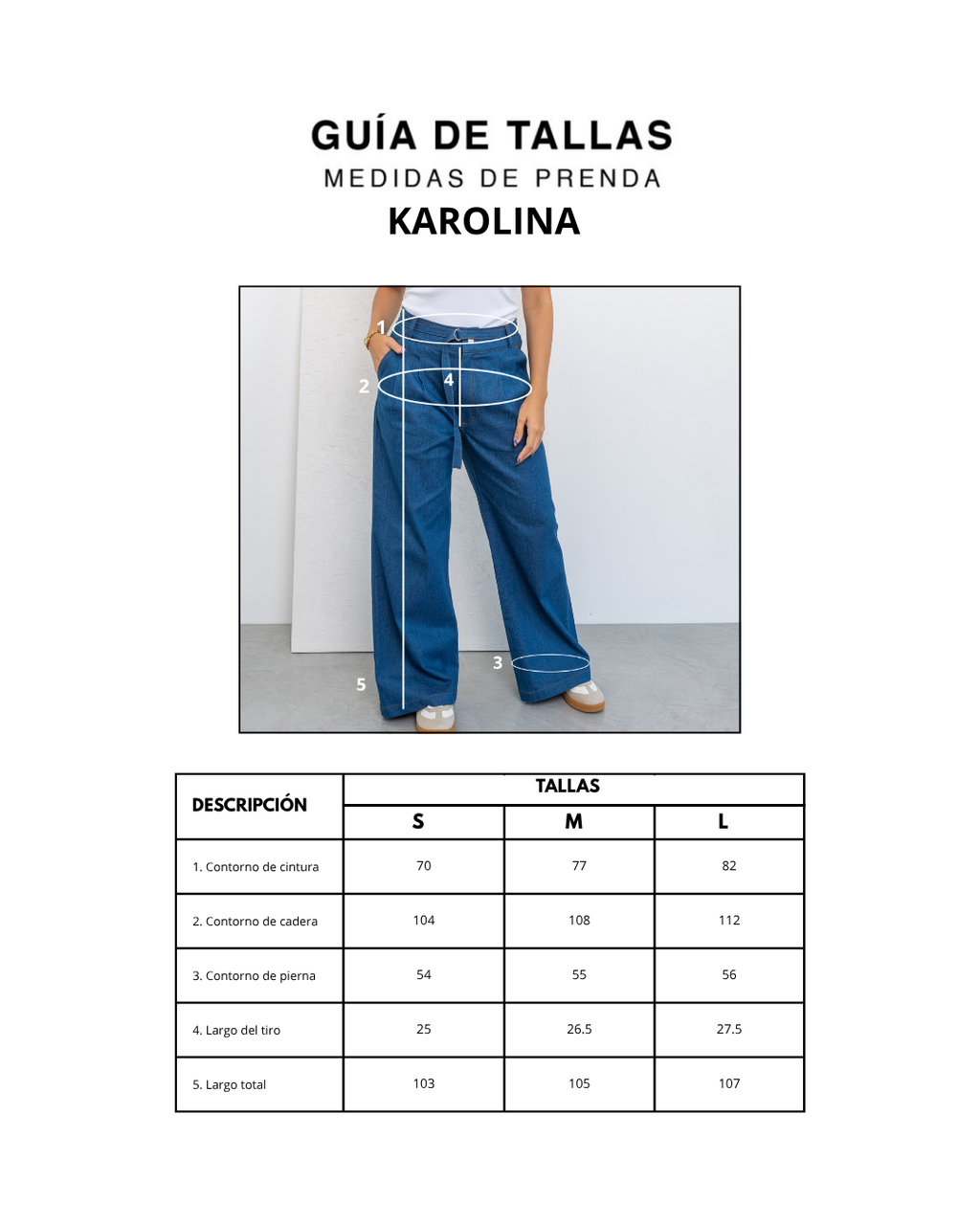 Pantalon Denim Karolina