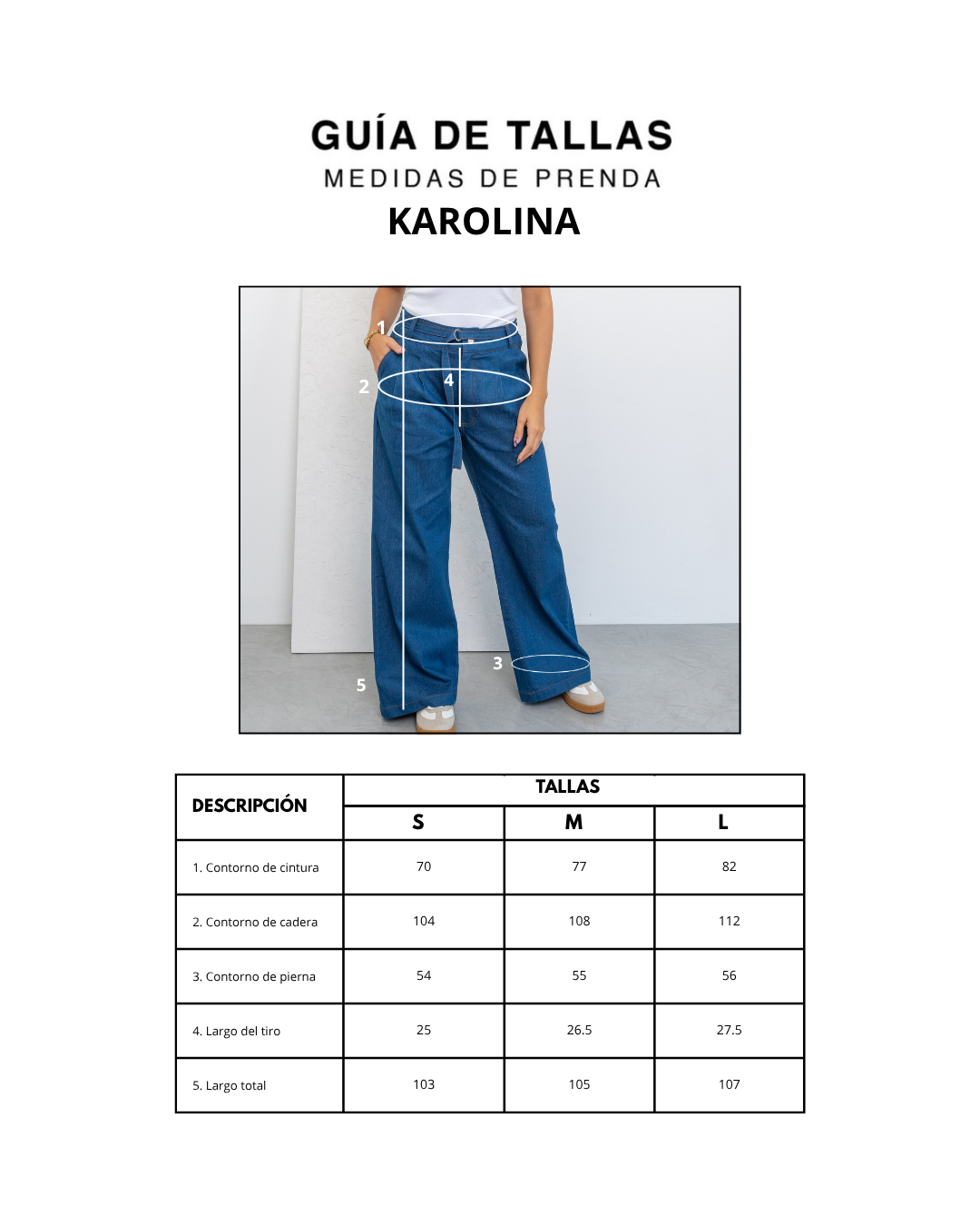Pantalon Denim Karolina